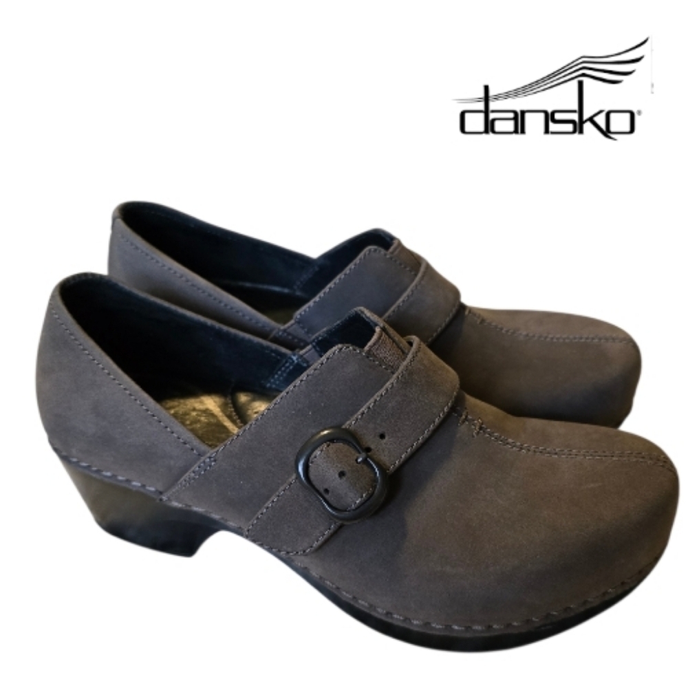 DANSKO Tamara Clogs Charcoal Gray Size 36 (5.5-6) - Picture 2 of 9